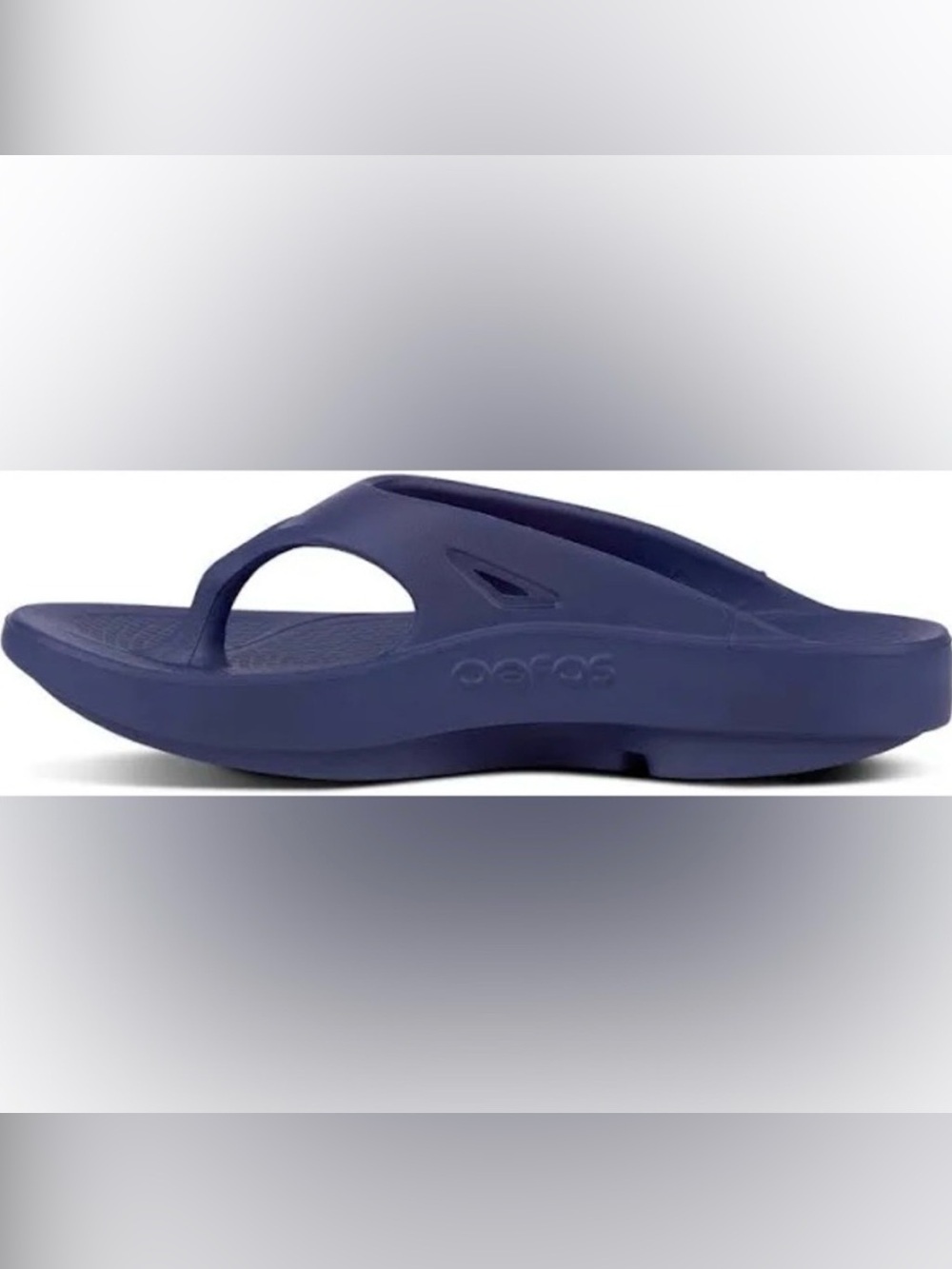 OOFOS WOMEN'S OORIGINAL SANDAL - NAVY Slides Size 10